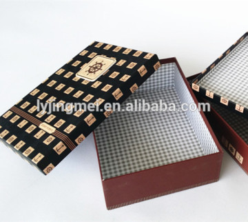 rigid chipboard box with custom printing