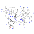 Запчасти для экскаватора Komatsu соединяют шахту 207-70-73110