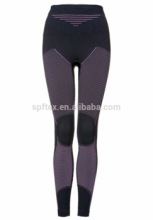 Seamless compression tight stretch leggings for women