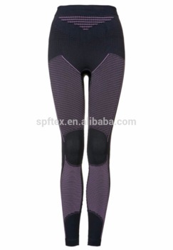 Seamless compression tight stretch leggings for women