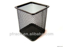 Metal rubbish bin