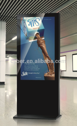 55inch single sided 10points touch interactive digital signage