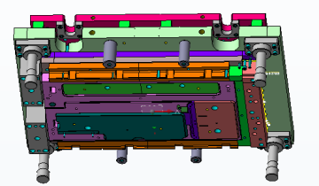 Upper part of air conditioner side panel mould