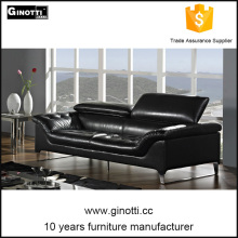 Modern leather sofa seat for restaurant