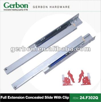 Telescopic Concealed Drawer Runner With Clip