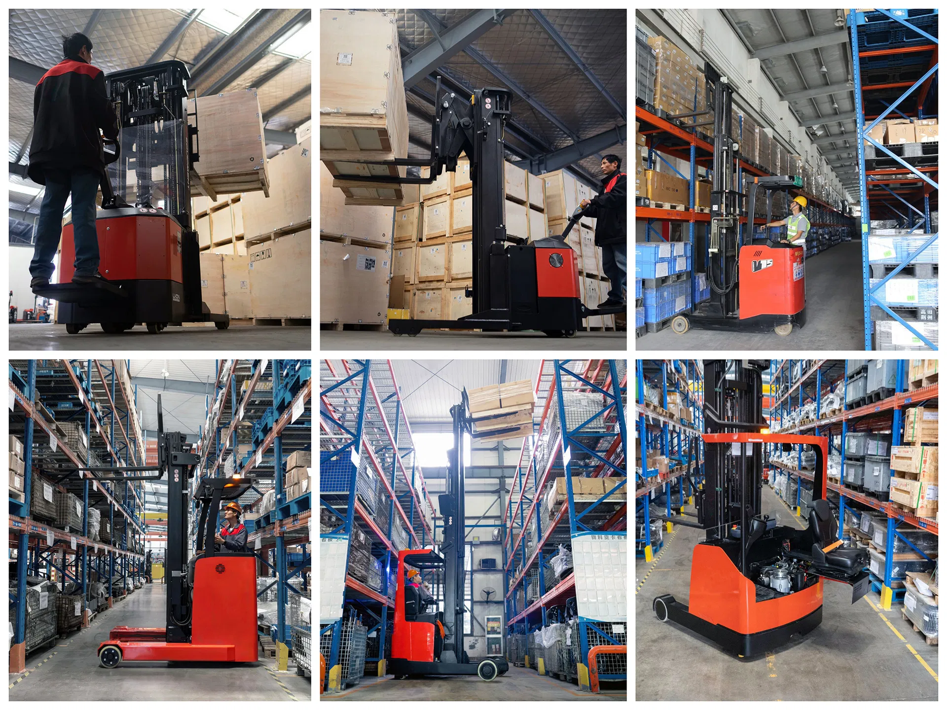 Industrial Maintenance Free Heavy Duty Mini Warehouse Battery Forklift Lithium Lift Diesel Stable Fork Lift Pallet Stacker Electric Reach Truck Manufacturer