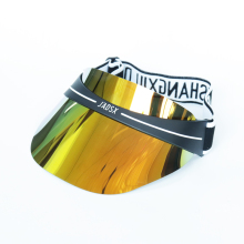 Gold Customize UV Sun Visor Cap