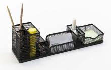 Office Desktop Metal Mesh Organizer