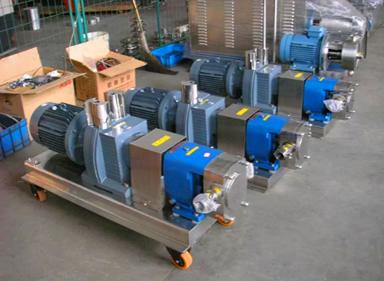 RXZ type self priming flexible rotor pumpCam Rotor Pump for Jam Chocolate Pulp  Honey vane pump Chocolate delivery pump