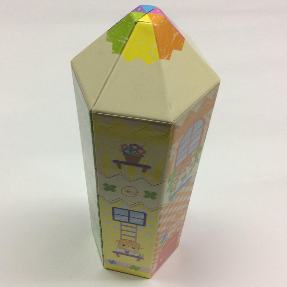 Paper pen-shaped cartoon stamp gift box