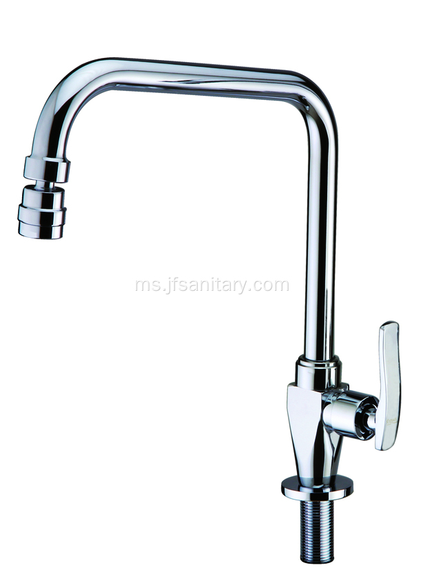 Dapur Sink Ketuk Air Dingin Hanya Spout Rotable