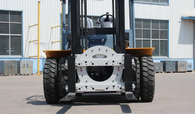 Heavy-Duty 4.0t to 5.0t Diesel Forklift with Rotating Forks Attachment