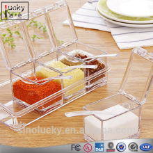Kitchen Salt and spice container Acrylic display cellars