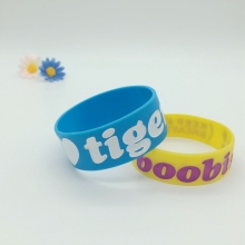 I lOVE BOOBIES Ink Filled Silicone Wristband