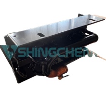 Small Volume Refrigerant Evaporative Condenser with Low Charging Amount