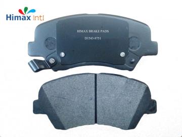 No Noise And Dust Brake Pad D1543-8751