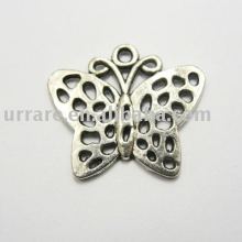 Antic Silver Butterfly Jewelry Alloy Charm