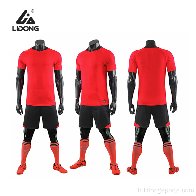 Uniforme de football professionnel en gros pour les hommes