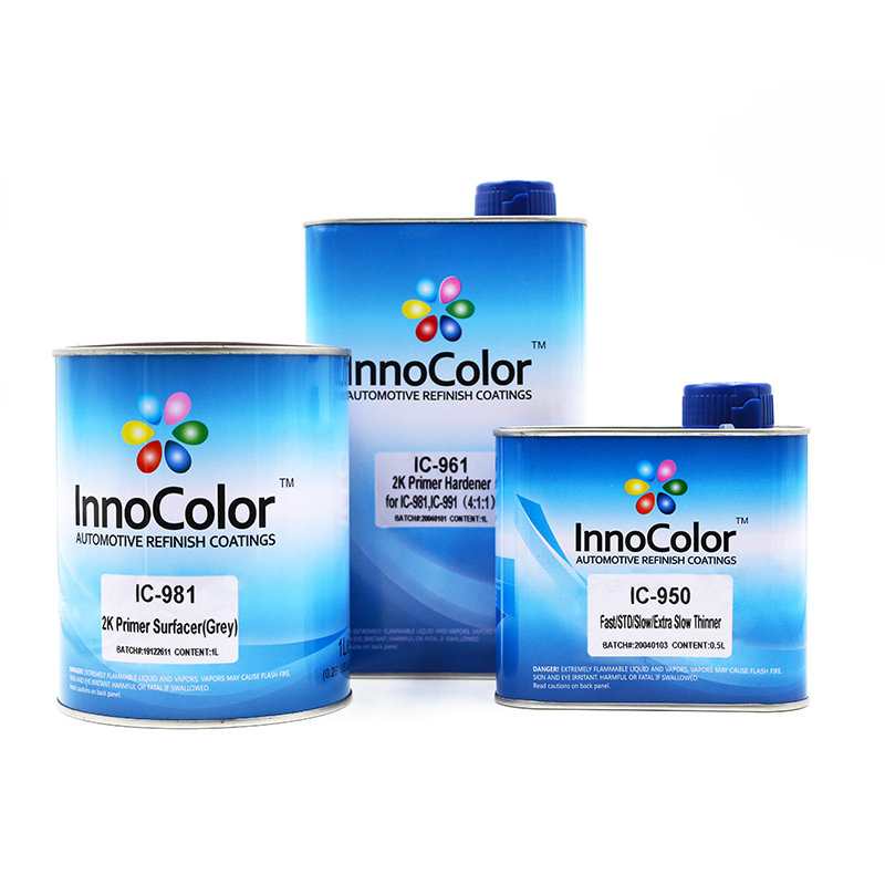 مجموعة Innocolor 2K Primer Sufacer لإعادة طلاء السيارة