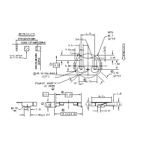 Battery Contacts FOR CR3034A BS-M-SI-R-CR3034A