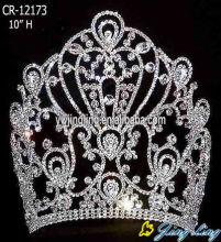 Vintage Tall Pageant Beauty Crown Round Tiara