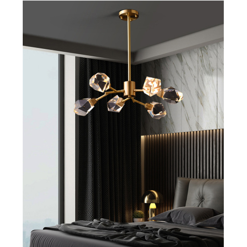 LEDER Kristal Tiffany Pendant Lampu