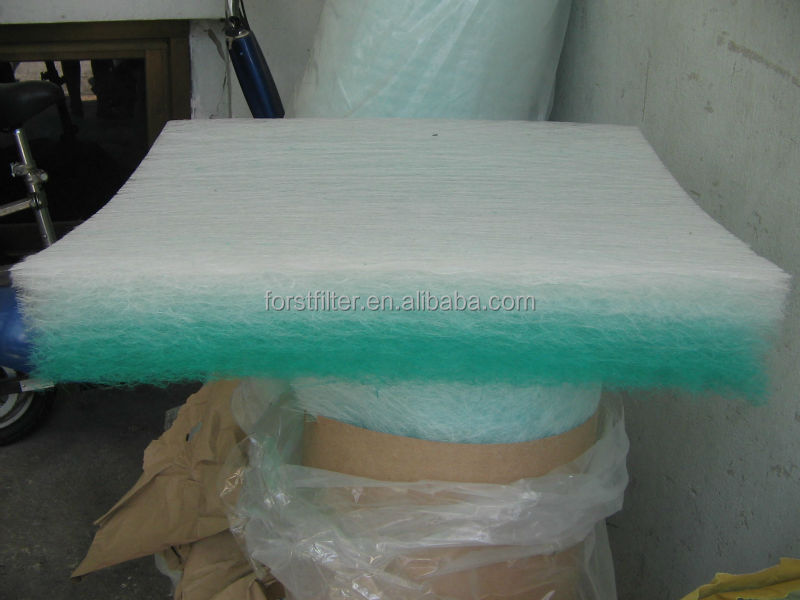 Glass Fiber Mats Glass Fiber Filter Paint Stop Filter 1" / 2" / 3" / 4" Spray Booth Floor Filter Fiberglass