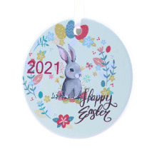 Made in China 7.6cm Ceramic Sublimation Ornament - Ceramic Tree Decoration
