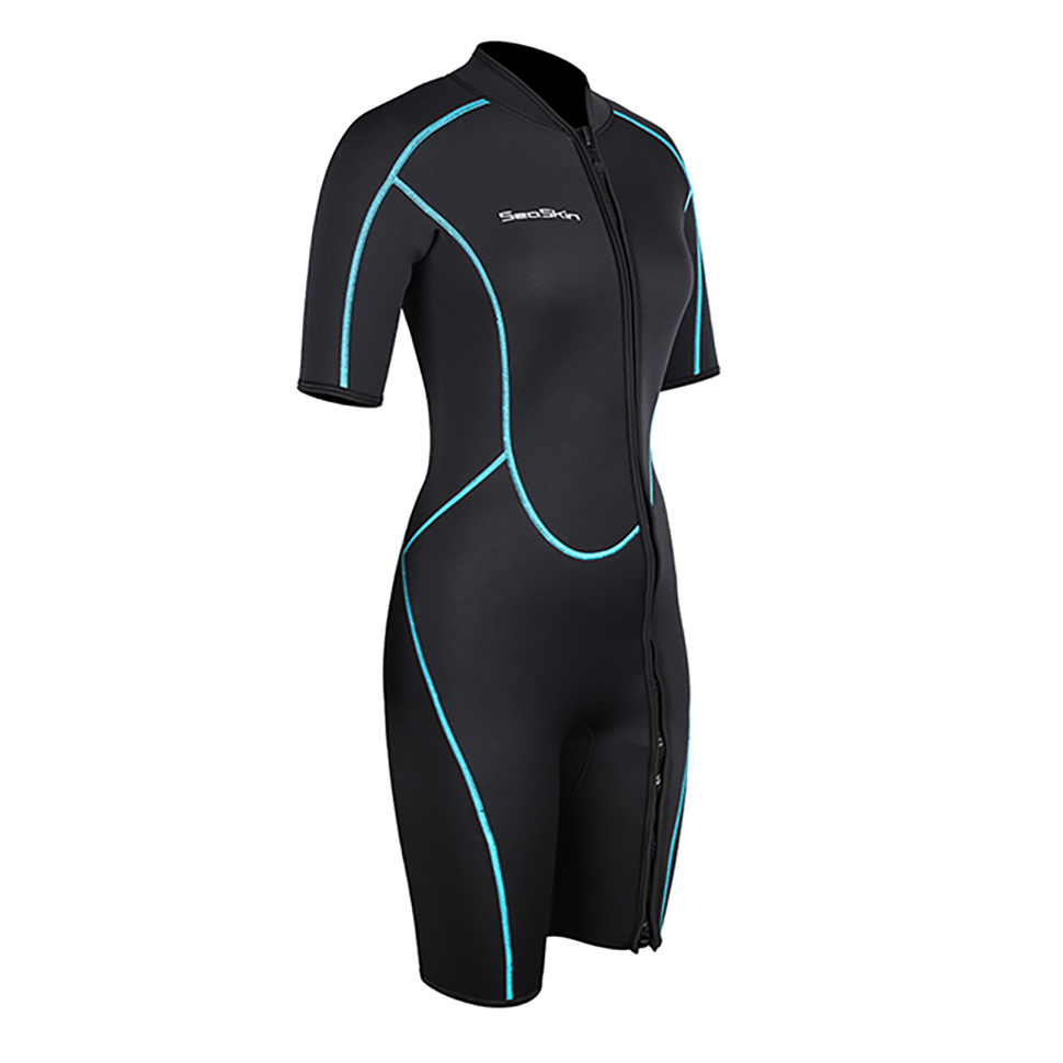 Seasin Front Zip Shorty Diving 3mm Neoprene Wetsuit