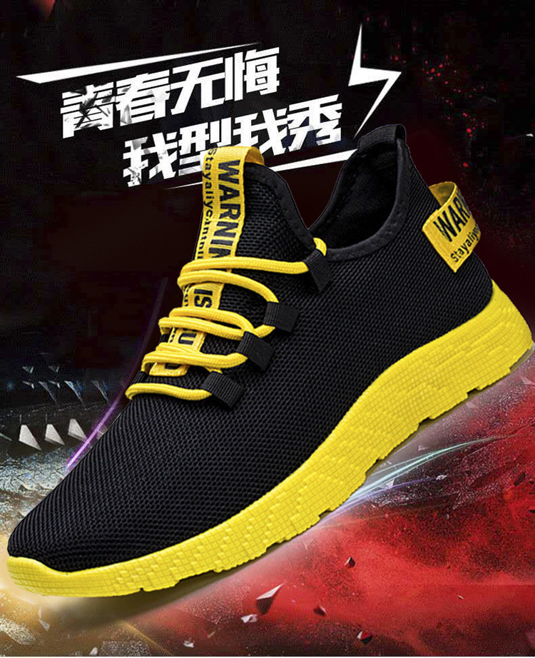 New Fashion Low Price Durable Lace-up Non-slip Mens Sports Running Shoes and Sneakers for Men