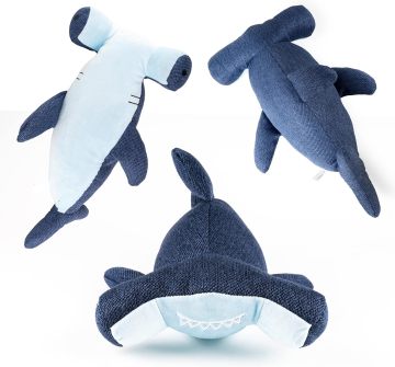 Weighted Hammerhead Shark Stuffed Animal - Soft and Fluffy 16 Inch Plush for Anxiety Relief