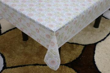 Printed pvc lace tablecloth by roll