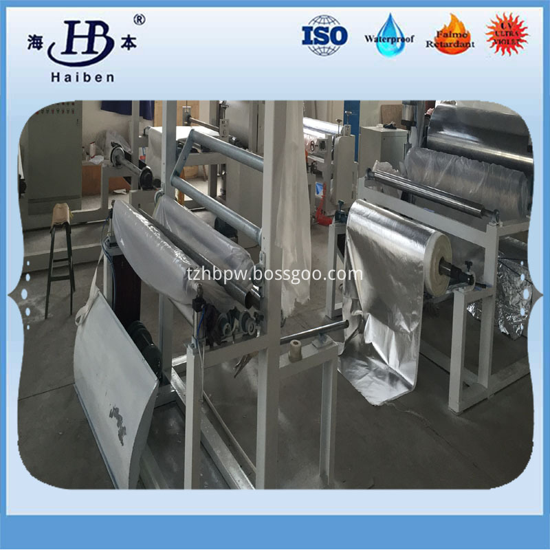 machine of aluminized fiberglass fabric-11