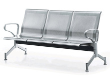 Sparkle silver steel gang chair JYW 0282