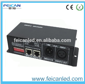 2015 Hot Selling 3 Channel DMX512 Decoder ,DC 12V, 24V 12A dmx decoder