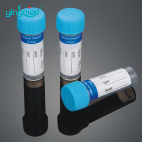 Flat Bottom Sodium Heparin Lithium Heparin Tube