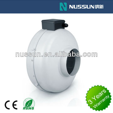2016 hot 7' plastic circular inline duct fan supplier (DJT16U-45P)