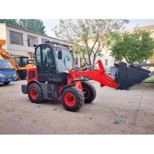 Peralatan Mesin 600kg Mini Teleskopik Boom Wheel Loader