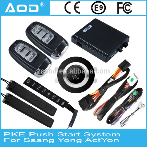 For Ssang yong Actyon Keyless entry /PKE push button start/ remote engine start