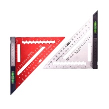 7 Inch Detachable Right Angle Ruler: Adjustable Angle Protractor for Woodworking