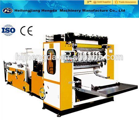 Paper Folding Machine/ 6 Lines Box Drawing Facial Tissue Paper Making Machine