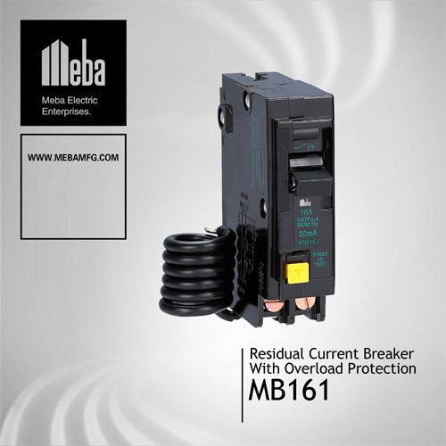 Meba Residual Current Circuit Breaker with Overload Protection (RCBO) MB161