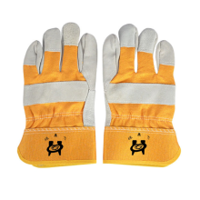 Cowhide Material Leather Welding Safety Work Gloves
