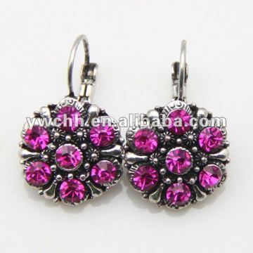 fashion alloy clip earrings clip on earrings