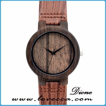 Private label watch handmade customized classic oem wood watch