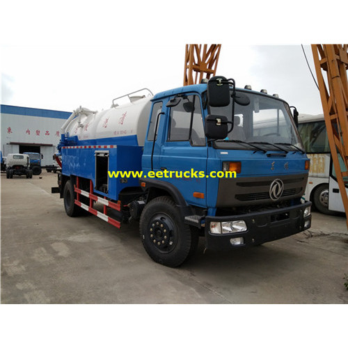 Dongfeng 9000L Caminhões de sucção de esgoto