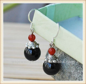 Hot!Black Agate Eardrop Earring Factory Wholesale