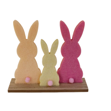 Easter Rabbits Felt Decoration