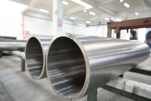 Titanium alloy pipes can be cut to zero