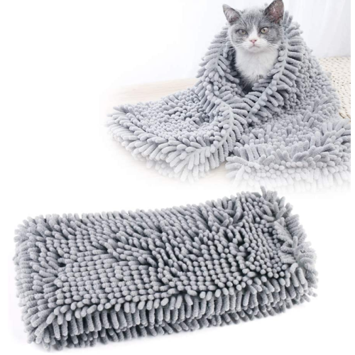 Pet drying bath towel